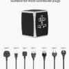 Universal Travel Adapter, International Travel Plug with 4X USB Ports,Travel Worldwide Wall Charger for US/UK/EU/AU,All in One Plug Converter for 150+ Countries (Type C/G/A/I) - Image 5