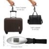 Travel Digital Luggage Scale (2 Pack), Portable Luggage Scale, Small in Size, Suitable for Carrying, with Tare Function, LCD Display Screen Design, Ideal for Scale Luggage Weight (Battery Included) - Image 7