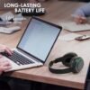Wireless Bluetooth Headphones with RGB LED Lighting, Foldable Over-Ear Headphones with Hidden Mic for Cell Phone, Laptop, PC, Suitable for Listening Music, School, Workouts, and Gaming - Image 3