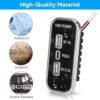 2PCS RV USB Outlet, Linkstyle 3 Ports 12V USB Outlet, 3.1A Dual USB A Port & 18W PD3.0 USB C Port Panel Mount, USB Car Charger Socket Power Outlet, Car USB Ports for ATV Motorcycle Truck Golf Cart - Image 4