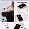 Smart Watch for Women Android & iPhone, Alexa Built-in, 1.8" Touch Screen Fitness Tracker with Answer/Make Calls, IP68 Waterproof Heart Rate/Sleep/SpO2 Monitor, Pedometer, 100+ Sport Modes - Image 6