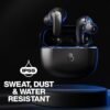 Skullcandy Rail ANC In-Ear Noise cancelling Wireless Earbuds, 27 Hr Battery, Microphone, Works with iPhone Android and Bluetooth Devices - True Black - Image 4