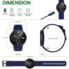 Smart Watches for Men Women with Answer/Make Calls, 1.3" HD Full Touch Smartwatch for Android/iOS Phones, IP68 Waterproof Fitness Watch with Heart Rate/Blood Oxygen/Sleep Monitor, Ai Control Call/Text - Image 6
