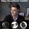 Active Noise Cancelling Headphones, 70H Playtime with Hi-Res Sound, ANC Wireless Over Ear Headphone, Comfortable Fit Lightweight for Travel, Home, Office - Image 4
