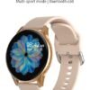 Smart Watch for Women,Fitness Tracker with Blood Oxygen and Heart Rate Monitor, Step Counter, IP67 Waterproof,1.28"" Fintness Watch and Smartwatch for Android&iOS (Rose Gold), T2PRO - Image 2