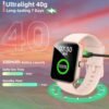 Smart Watches for Women, 1.8" Alexa Built-in Smartwatch with Bluetooth Call, Heart Rate/Sleep/SpO2 Monitor, IP68 Waterproof 100+ Sport Fitness Trackers, Compatible with Android & iPhone - Image 6
