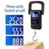 GMOIUJ Digital Hanging Luggage Scale 110lb/50kg Outdoor Portable Handheld High Precision Electronic Scale with LCD Display Ruller Tape - Image 6