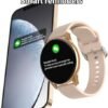 Smart Watch for Women,Fitness Tracker with Blood Oxygen and Heart Rate Monitor, Step Counter, IP67 Waterproof,1.28"" Fintness Watch and Smartwatch for Android&iOS (Rose Gold), T2PRO - Image 6