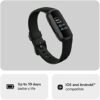 Fitbit Inspire 3 Health &-Fitness-Tracker with Stress Management, Workout Intensity, Sleep Tracking, 24/7 Heart Rate and more, Midnight Zen/Black One Size (S & L Bands Included) - Image 6