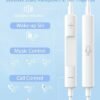 Alfu Earbuds Wired for Phone Headphones【MFi Certified】 Lighting Earphones Built-in Microphone & Volume Control Headsets Compatible with iPhone 14/13/12/11/Pro Max/XR/XS/X/8/7/SE - 2 Packs - Image 5