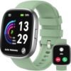 Smart Watch(Answer/Make Call), 1.83'' HD Smart Watches for Men Women, IP68 Waterproof Fitness Tracker with Heart Rate Blood Oxygen Sleep Monitor Step Calorie Counter for Android iOS