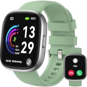 Smart Watch(Answer/Make Call), 1.83'' HD Smart Watches for Men Women, IP68 Waterproof Fitness Tracker with Heart Rate Blood Oxygen Sleep Monitor Step Calorie Counter for Android iOS
