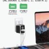 Universal Travel Adapter, International Travel Plug with 4X USB Ports,Travel Worldwide Wall Charger for US/UK/EU/AU,All in One Plug Converter for 150+ Countries (Type C/G/A/I) - Image 4