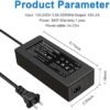 42V 2A Charger 1 Prong Universal DC Charger 5.5mm Port Connector Power Charger Compatible with 5.5mm Plug 36V Universal Lithium Batteries - Image 5