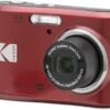 Kodak PIXPRO FZ45 16MP Digital Camera 4X Optical Zoom 27mm Wide Angle 1080P Full HD Video 2.7" LCD Camera (Red) + 64GB Card and Reader + Case + Memory Wallet + Tripod + Cleaning Bundle - Image 5