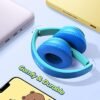 DOQAUS Kids Headphones Wired Toddler Headphones with Microphone, Foldable On Ear Headphones, 74/85/94dB Volume-Limiting, 3.5mm Jack, Safe & Comfortable for Learning & Entertainment - Image 5