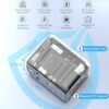 Universal Travel Adapter 35W PD Fast Charging Offers 3X2.4A USB-A Ports, 2X USB-C Ports and Multi AC Outlet, International Plug Converter Worldwide Travel Charger All in One for EU US UK AUS - Image 8