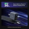 MINIX NEO P1 Mini 33W PPS 2-Port GaN Charger 1 USB-C Port Fast Charger, 1 USB-A Port Quick Charger 3.0. Compatible with iPhone 8-15 Series, Galaxy S10-S21, Pad and More. - Image 4