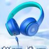 DOQAUS Kids Headphones Wired Toddler Headphones with Microphone, Foldable On Ear Headphones, 74/85/94dB Volume-Limiting, 3.5mm Jack, Safe & Comfortable for Learning & Entertainment - Image 4