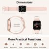Smart Watch for Women Alexa Built-in, 1.8" Fitness Tracker with Answer/Make Call, IP68 Waterproof/SpO2/Heart Rate/Sleep/Monitor, 100+Sport Modes, Bluetooth Watch Compatible with Android & iPhone - Image 7