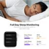 Smart Watch for Men Women - Answer/Make Calls/Quick Text Reply/AI Control, 1.83" for iPhone Samsung Android Phones Compatible IP68 Smartwatch Heart Rate Blood Oxygen Fitness Tracker (Black) - Image 6