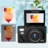 64MP Digital Camera for Photography and Video: 4K Vlogging Camera for YouTube with 3’’ Flip Screen,16X Digital Zoom, 32GB TF Card(Black) - Image 4