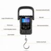 GMOIUJ Digital Hanging Luggage Scale 110lb/50kg Outdoor Portable Handheld High Precision Electronic Scale with LCD Display Ruller Tape - Image 3
