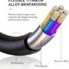 Open Ear Wireless Sports Headphones, Bluetooth 5.0 Waterproof Sweatproof Headset with Mic for Sport Jogging Running Driving Cycling Hiking Indoor and Outdoor Use - Image 8