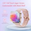 Fitness Smart Watch for Women Men, Android iOS iPhone Compatible, IP68 Waterproof, 1.91” Lager Screen with Text and Call, Heart Rate, Blood Oxygen, Sleep Tracker, Long Battery Life, Pink - Image 7