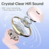 Wireless Earbuds Bluetooth Earbuds Noise Cancelling Earbuds Wireless Earphones Built in Mic Handset 36H Playtime Wireless Earbuds IP55 Waterproof Earbuds for Sport Women Girls Gifts Ideas,Pink - Image 3