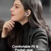 Wireless Earbuds Bluetooth 5.3 Headphones 78Hrs Playtime In-ear Earbuds with Wireless Charging Case LED Power Display Deep Bass Earphones Waterproof Headset with Built-in Mic for Android iOS phone TV - Image 4