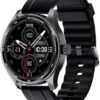 Smart Watch Men with Metal Bezel, Answer Make Call/Heart Rate/Step Counter/Sleep Tracker/100 Sports for Run/Alexa Built-in, IP68 Waterproof Swim, Fitness Sport Watch Compatible Android iOS