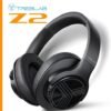 TREBLAB Z2 Foldable Bluetooth Over Ear Headphones - Noise Cancelling Headphones with Mic, Signature-HD Sound, 35H Playtime, Over The Ear Wireless Bluetooth Headphones for Gym, Work, TV, Calls (Black) - Image 2
