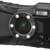 Ricoh WG-80 Black Waterproof Digital Camera Shockproof Freezeproof Crushproof Microscope Mode