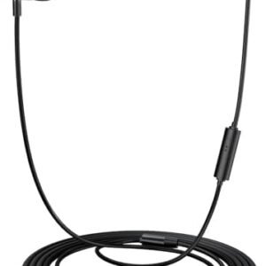 EP-06 Metallic Wired Earbuds in-Ear Earphones,Build-in Microphone Noise Isolating Headphone,with 3.5mm Jack Long Cord 10mm Large Drivers HD Bass Audio Ear Buds for Music Podcast and More