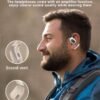 Open-Ear Headphones, Ultra Comfort Open Ear Earbuds, Open Ear Headphones Wireless Bluetooth for Snug Fit, Ergonomic Ear Hook, Balanced Sound, IPX7 Waterproof, 40H Playtime, Bluetooth 5.3, Clear Calls - Image 6