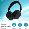 Sennheiser ACCENTUM Plus Wireless Bluetooth Headphones - Quick-Charge Feature, 50-Hr Battery Playtime, Adaptive Hybrid ANC, Sound Personalization, Touch Controls – Black - Image 7