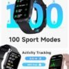 Smart Watch for Men Women, Answer/Make Calls, Alexa Built-in, Fitness Tracker, Heart Rate/Sleep Tracker/100 Sports/IP68 Waterproof, Smartwatch Compatible Android iOS - Image 5