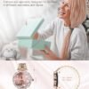 Smart Watches for Women (Answer/Make Call) with Diamonds, 1.3”HD Screen Bluetooth Smartwatch for Android iOS Phones, IP68 Waterproof Fitness Activity Trackers with Heart Rate/SpO2/BP/Sleep Monitor - Image 7