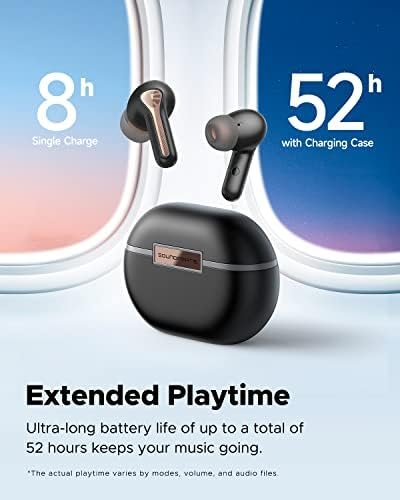 SoundPEATS Capsule3 Pro 43dB Hybrid Active Noise Cancelling Earbuds, Hi-Res Bluetooth 5.3 Earphones with LDAC, 6 Mics for Calls, 52 Hrs, IPX4 Rated, Powerful Sound, App Customize EQ - Image 4