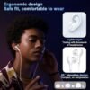Wired Earbuds with Microphone,HiFi Stereo Wired Headphones,Wired Earphones in Ear Headphones,Earphone with Noise Isolating,Compatible with iPhone, Computer,Samsung,Laptop,Fits All 3.5mm Devices-White - Image 5