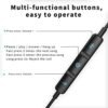 USB C Wired Earbuds, Type C Wired Headphone for Samsung with Mic DAC Chip Built-in Noise Conduction Magnetic in-Ear for Android Pixel OnePlus (Black) - Image 6