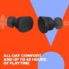 JBL Tune Buds - True wireless Noise Cancelling earbuds, JBL Pure Bass Sound, Bluetooth 5.3, 4-Mic technology for Crisp, Clear Calls, Up to 48 hours of battery life, Water and dust resistant (Purple) - Image 5