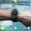 EIGIIS Smart Watches for Men Women(Answer/Dial Calls) 1.96" HD Big Screen Fitness Tracker with Heart Rate SpO2 Sleep Monitor 100+ Sports Mode IP67 Waterproof Smartwatch for iPhone Android Phones - Image 5