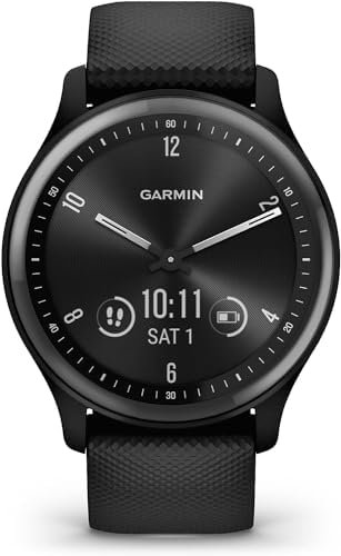 Garmin vivomove Sport, Hybrid Smartwatch, Health and Wellness Features, Touchscreen, Black - Image 7