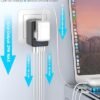 Universal Travel Adapter Offers 5.8A 3X 3.0A USB-C Ports, 2X 2.4A USB-A Ports and Multi AC Outlet, All-in-One International Power Plug Adaptor Worldwide Charger for EU US UK AU 200+ Countries - Image 2