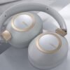 LORELEI B-C6 Wireless Over Ear Headphones, 50H Playtime Foldable Lightweight Bluetooth Headsets, Deep Bass, Built-in Microphone, Memory Foam Earmuff, for Travel, Home Office (Smoke Gray) - Image 6