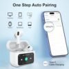 Wireless Earbuds Bluetooth Headphones with LED Display,Stereo in Ear Noise Canceling Waterproof USB-C Headphones with Mic for iPhone Android iOS. - Image 4