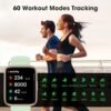 Smart Watch, Fitness Tracker with Heart Rate, SpO2 and Sleep Monitor, 44mm Swimming Waterproof Watch, Fitness Watches for Women Men, Step Tracker, Smartwatch Compatible with iOS Android Phones - Image 4