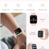 Fitness Smart Watch for Women Men, Android iOS iPhone Compatible, IP68 Waterproof, 1.91” Lager Screen with Text and Call, Heart Rate, Blood Oxygen, Sleep Tracker, Long Battery Life, Pink - Image 4